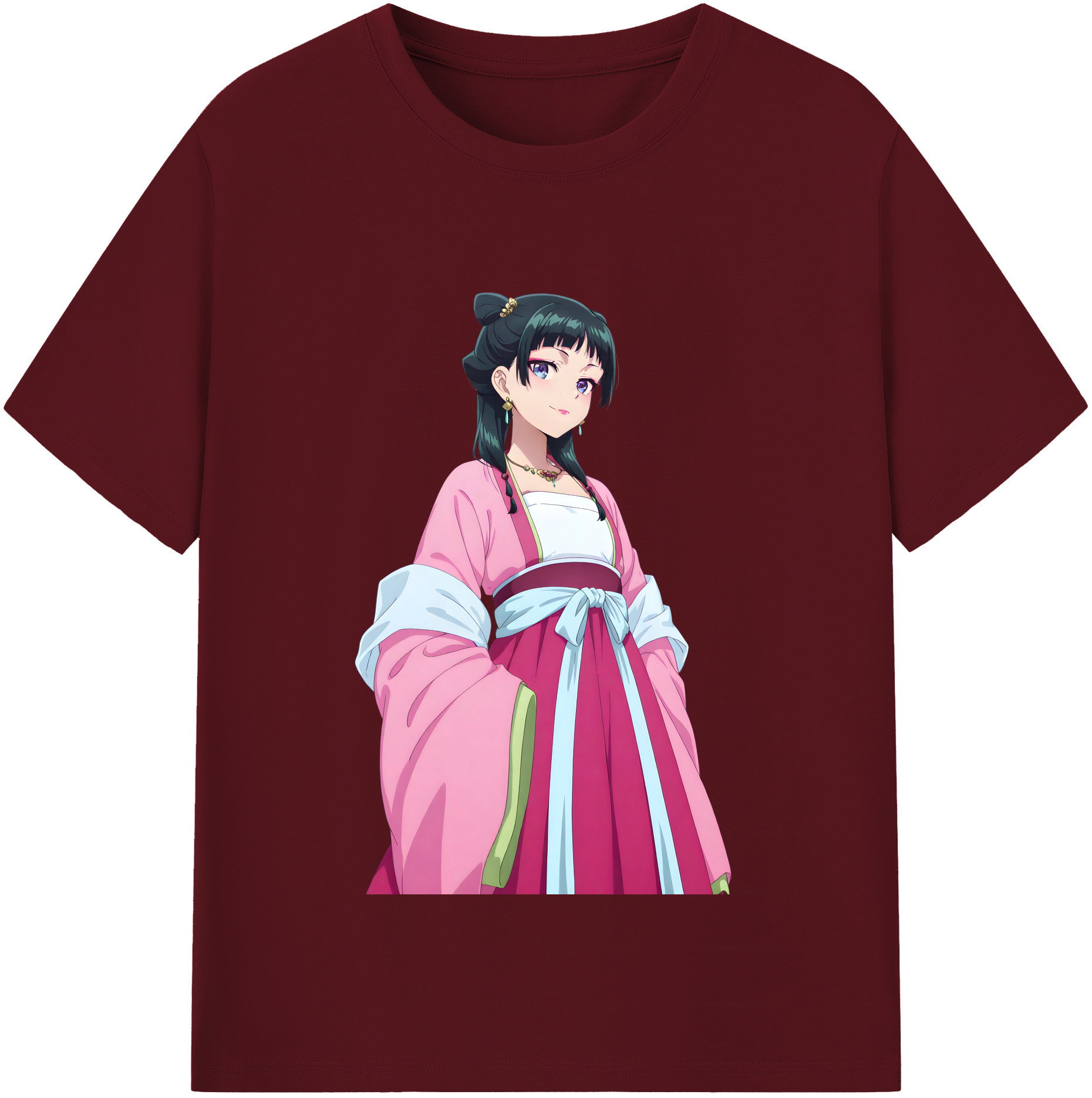 （画像用） 薬屋のひとりごと The Apothecary Diaries 綿100％半袖Tシャツ（フロントプリント）